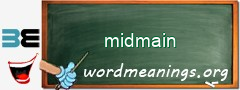 WordMeaning blackboard for midmain